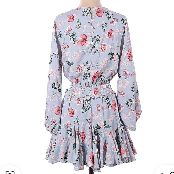 Entro floral Romper with skirt on top women's size Small (338) - Picture 2 of 10